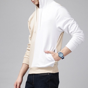 Heavyweight Winter Hoodie for Men Basics Cotton Blended <b>Washed</b> Drop Shoulder Pullover Fleece Pocket Custom Pattern Streetwear - Product Image 6