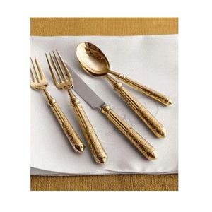 Ensemble de couverts en or à prix d'usine, finition miroir, en laiton poli, ensemble de couverts modernes - Product Image 3