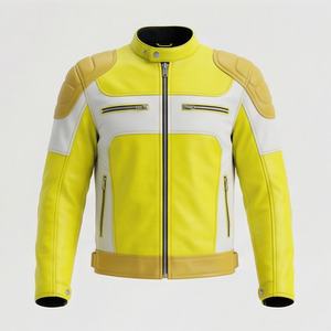 Veste de moto en cuir véritable pour homme de qualité supérieure, nouvelle arrivée, vestes de moto d'hiver, protections amovibles, personnalisables - Product Image 1