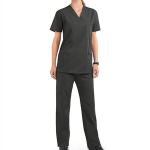 Uniformes médicos de punto de algodón para hombre y mujer, los más vendidos, con logotipo personalizado, cómodos, para enfermeras de hospital, a precio económico. - Product Image 4