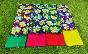 ผ้าซิ่นจอร์เจตต์ลายดอกไม้สุดหรู พร้อมเสื้อคลุม สำหรับงานปาร์ตี้สไตล์โมเดิร์น  ใส่ได้ทั้งฤดูหนาวและฤดูร้อน ไม่ยับง่าย ขายส่งจากผู้ผลิต - Product Image 4