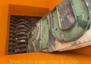Broyeur de métaux à double arbre semi-automatique robuste 4000-5000 kg/h, broyeur de ferraille industriel pour le recyclage des métaux - Product Image 5
