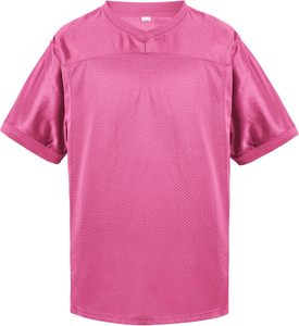 Unisex Polyester V-Neck Short Sleeve <b>Mesh</b> Jersey Breathable Adult Sports Shirt Orange Red <b>Purple</b> Navy White - Product Image 6