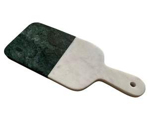 Tabla de cortar de mármol artesanal para accesorios de cocina de lujo que añaden sofisticación de piedra natural - Product Image 1