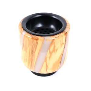 Quemador de Incienso de Madera de Acacia y Resina Epoxi Estilo Árabe Premium – Mubkhar de Lujo Hecho a Mano para Decoración del Hogar, Ramadán - Product Image 3