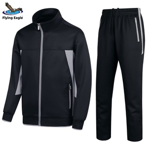 Survêtement personnalisé pour hommes, respirant, anti-transpiration, pour jogging, course à pied, gym, vêtements de sport, fournisseur - Product Image 1