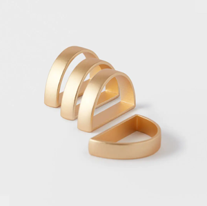 Anneaux de serviette sur le thème Forêt d'automne, design feuille d'érable, au meilleur prix de gros - Product Image 5