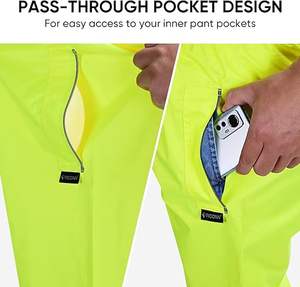 ชุดแจ็คเก็ตสะท้อนแสงนิรภัยกันไฟแบบกันน้ำสำหรับงานอุตสาหกรรม ยอดนิยม - Product Image 4