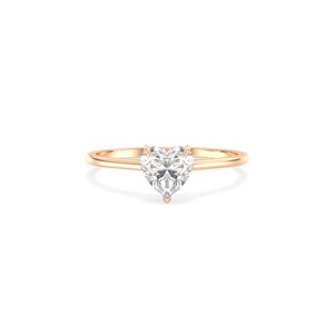 Bague halo caché en or massif 14 carats avec diamant de laboratoire HPHT CVD, design original REYES, pour femme, cadeau de mariage luxueux, bijoux fins - Product Image 2
