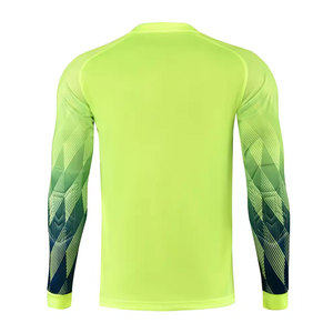Maillot de gardien de but pour homme adulte avec protection des coudes, imprimé, 100% polyester, respirant, vêtements d'entraînement de football - Product Image 2