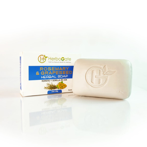 Jabón Herbal Natural de Romero y Semilla de Uva para una Limpieza Profunda, Hidratación y Cuidado Diario de la Piel - Product Image 1