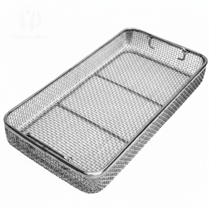 Panier en fil métallique pour la stérilisation des instruments chirurgicaux et dentaires, support de rangement CE - Product Image 1