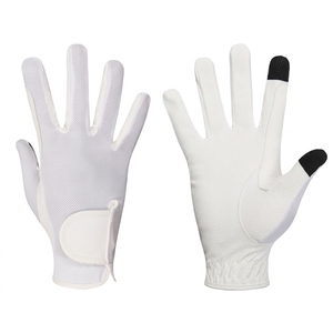 Gants d'équitation en cuir d'été respirants, ajustables, durables, coupe-vent et antidérapants - Product Image 2