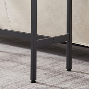 Set Tavolo da Bar Rustico Marrone con 2 Sgabelli con Schienale Morbido in PU 43,31 X 15,75 X 35,43 Pollici Materiale in Pannello di Legno - Product Image 2