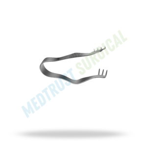 Finsen Retractor 5cm 3x4 Prongs Surgical Skin Retractor Hand Held Orthopedic Plastic Surgery Instrument - Product Image 3