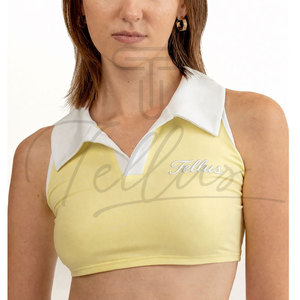 Top Corto de Moda para Mujer, Súper Corto, de Manga Corta, en Tela de Algodón, Camiseta Sexy - Product Image 3