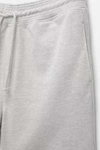 Pantalones cortos de hombre de corte regular, tejidos, de tiro medio, con dos bolsillos, cierre de cremallera y botón, cintura con cinturón, último modelo, elegantes. - Product Image 6