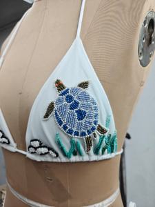 Traje de Baño Bikini de Diseñador de Marca Famosa de Lujo 2025, Conjunto de Dos Piezas, Sexy, Triangular, para Mujer - Product Image 3