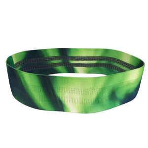 Juego de bandas de ejercicio, paquete de 3, nailon gris y negro, cómodas, para todas las edades, equipo de entrenamiento - Product Image 2