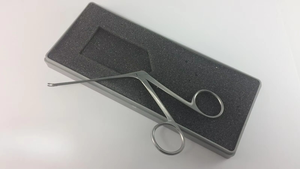 Micro-pince auriculaire ovale de qualité supérieure, 3 pouces, en acier inoxydable de haute qualité, réutilisable, pour ORL, chirurgie et usage médical, certifiée CE ISO - Product Image 4