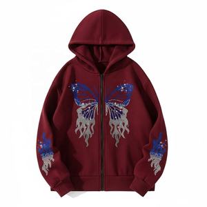 เสื้อฮู้ดซิปซับลิเมชั่นแฟชั่นฤดูหนาวสำหรับผู้ชายรุ่นเฮฟวี่เวท คุณภาพดีที่สุด ใส่สบาย ระบายอากาศได้ดี แห้งเร็ว เหมาะสำหรับกิจกรรมกลางแจ้ง - Product Image 6