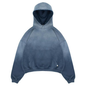 Sudadera con Capucha para Hombre, Ropa Casual, Sudadera con Capucha Personalizada con Lavado Ácido, Sudadera para Hombre - Product Image 1