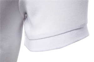 Polo personnalisé pour homme, logo brodé, coton et polyester, t-shirt de golf à manches courtes, uniforme, style décontracté, coupe premium pour homme - Product Image 5