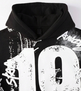 เสื้อฮู้ดดี้ลำลองผู้ชายสำหรับฤดูหนาว สีพื้น ผ้าฝ้าย 100% ทรงปกติ เป็นมิตรกับสิ่งแวดล้อม ระบายอากาศได้ดี แฟชั่นทันสมัย - Product Image 3
