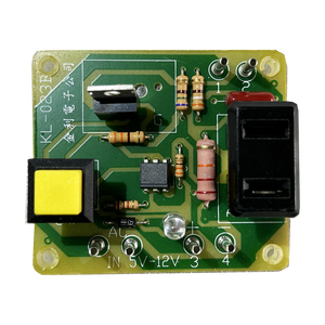 โมดูล SSR อินพุต5V ~ 12V พร้อมปุ่มกดและเต้าเสียบแผงรีเลย์ไฟฟ้ากระแสสลับแบบทึบสำหรับการควบคุมพลังงานแบบทำมือหรือการใช้เครื่องกรงเล็บ - Product Image 1