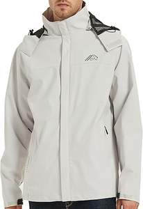 Chaqueta Cortavientos Larga de Invierno para Hombre, Diseño de Marca, con Capucha, Cuello Alto, Estilo Vintage, Ligera, Resistente al Viento e Impermeable, Venta al Por Mayor - Product Image 4