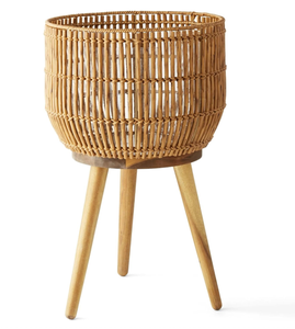 Macetas de Almacenamiento de Mimbre de Estilo Retro, Hechas a Mano en Vietnam, con Asas, Ecológicas - Product Image 2