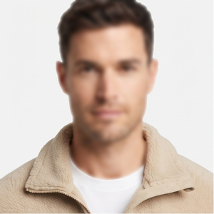 Veste polaire à col rabattable pour homme - Vêtement d'extérieur d'hiver avec poche poitrine coupe-vent et respirante - Product Image 5