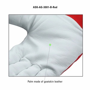 ถุงมือหนังแท้คุณภาพดีเนื้อแพะประกอบหนัง - Product Image 2