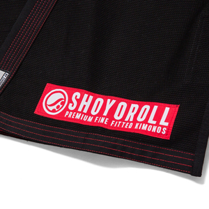 Kimono de Jiu Jitsu Brasileño BJJ Shoyorol RTS de Alta Calidad, 460 g/m², para Adultos, Color Negro, 100 % Algodón, Duradero, Transpirable, Lavado - Product Image 5