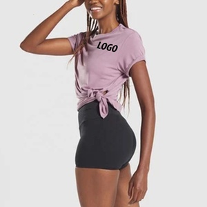Camisetas Deportivas para Mujer 2026, Ropa de Yoga para Gimnasio, Camisetas Cómodas 100% Algodón Elástico, Camisetas para Dama - Product Image 4