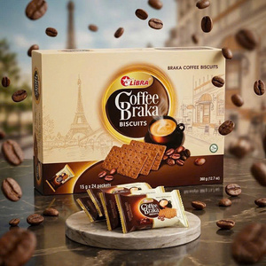 Braka Coffee <b>Biscuits</b> 360g–Your Daily Dose of Crispy Energy & Ultimate Focus–Perfect Snack for Coffee Lovers Vietnam Factory - Product Image 1