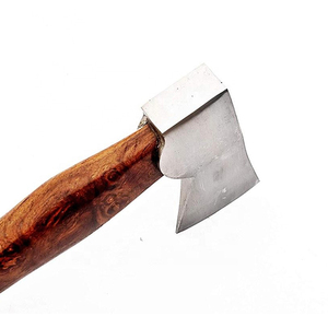 Hacha Vikinga de Acero Inoxidable Hecha a Mano con Mango de Madera, Forjada a Mano, para Uso Industrial/DIY/Camping - Product Image 4