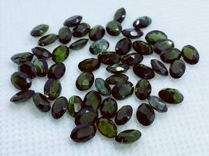 Lot de pierres précieuses naturelles de tourmaline facettées de forme ovale, tailles assorties, calibrées, pour la fabrication de bijoux - Product Image 5