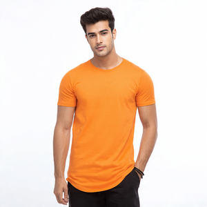 T-shirt d'entraînement musculaire pour homme, fitness, sport, gym, 100% coton/polyester, coupe ajustée, respirant, écologique, manches courtes, col rond - Product Image 5