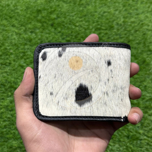 Portefeuille Homme en Cuir de Vachette à Poils Luxe, Porte-Cartes Fin Fait Main, Élégant et Minimaliste - Product Image 2