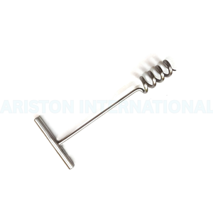 Kit d'instruments chirurgicaux manuels de maintien des fibromes utérins (vis à myome) en acier inoxydable de qualité médicale certifié CE - Product Image 5