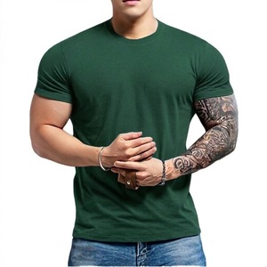 OEM/ODM Custom Print T-Shirt for Gym Workout 200 Grams Fitness Clothing Stretch Material Muscle Fashion <b>Tshirt</b> - Product Image 1