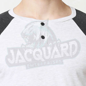 T-shirts surdimensionnés 100 % coton en gros, imprimés vintage DTG, délavés à l'acide, double couche, manches longues pour hommes - Product Image 2