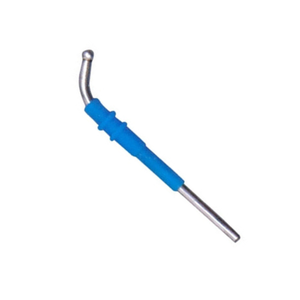 PROMOTION Spéciale Sonde chirurgicale professionnelle à électrode sphérique incurvée en acier inoxydable, instrument d'hémostase manuel à poignée bleue réutilisable - Product Image 5