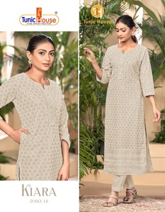 Beste Sammlung von voll <span class=keywords><strong>Lucknowi</strong></span> Arbeit Georgette <span class=keywords><strong>Kurtis</strong></span> mit innerem Großhandels preis Full Set für Festival Wear von Maruti Fashion - Product Image 4