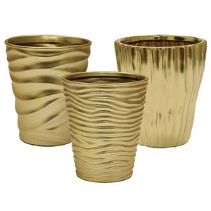 Vase à fleurs en métal artisanal de luxe, élégant centre de table décoratif pour la maison, le salon, les arrangements floraux de mariage - Product Image 2