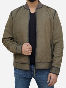 Chaqueta Varsity de Lana Moderna para Hombre, con Cierre de Botones, Bolsillos, Estilo Universitario, Béisbol, Bomber - Product Image 3