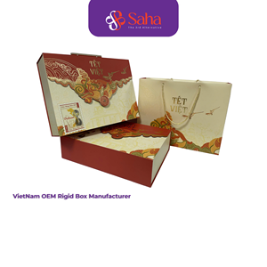 Cajas Rígidas Hechas a Mano con Estampado en Relieve de Lámina Dorada, Laminación Mate, Materiales Reciclables y Biodegradables, Personalizables para Regalos - Product Image 6