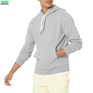 Sudadera con Capucha Verde Menta para Hombre, 100% Algodón, Felpa Francesa, Corte Regular, Estilo Casual para Otoño - Product Image 6