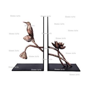 Juego de 4 sujetalibros de metal de diseño simple, de la mejor calidad, con forma personalizada, para almacenamiento de libros en oficina, escuela u hogar. - Product Image 2